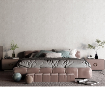 Modern Double Bed-ID:754760032