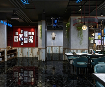 Industrial Style Hot Pot Restaurant-ID:664824966