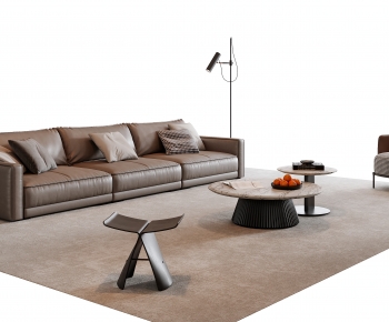 Modern Three-seat Sofa-ID:549297091