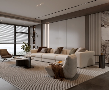 Modern A Living Room-ID:777936948