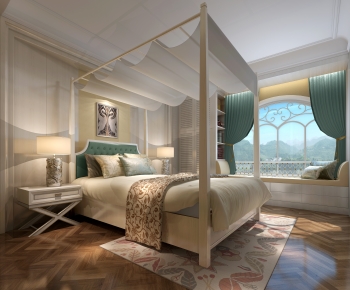 Simple European Style Bedroom-ID:486608031