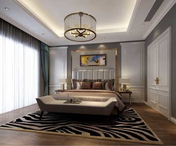 Simple European Style Bedroom-ID:250761036