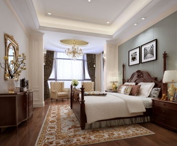 American Style Bedroom-ID:822107086