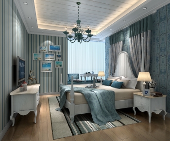 Mediterranean Style Bedroom-ID:505867004