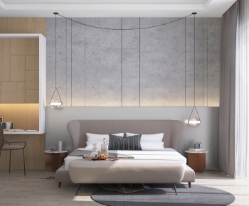 Modern Nordic Style Bedroom-ID:959111935