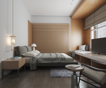 New Chinese Style Bedroom-ID:109901916