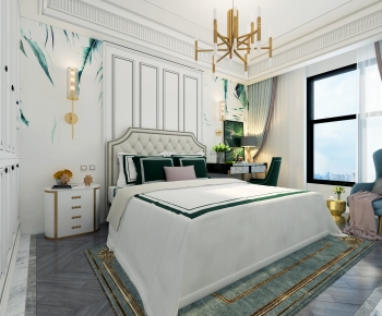 American Style Bedroom-ID:252171042