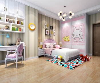 Modern Girl's Room Daughter's Room-ID:672019964