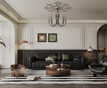 French Style A Living Room-ID:444735057