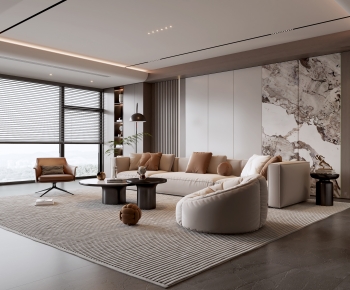 Modern A Living Room-ID:253127102