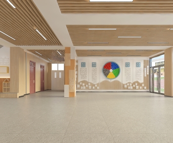 Modern Kindergarten Hall-ID:885411985