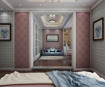 Simple European Style Girl's Room Daughter's Room-ID:254165895