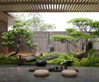 New Chinese Style Courtyard/landscape-ID:111074928