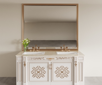 Simple European Style Bathroom Cabinet-ID:378335956