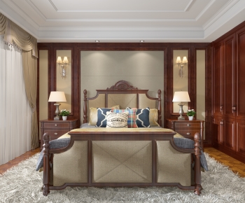 New Chinese Style Bedroom-ID:708580026