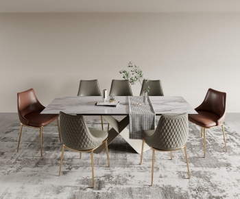 Modern Dining Table And Chairs-ID:857731107