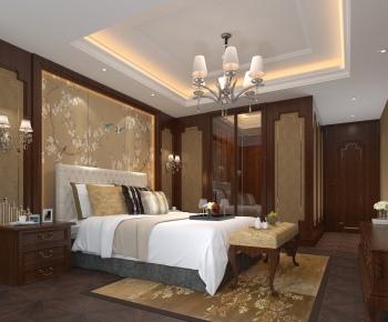 European Style Classical Style Bedroom-ID:371187937