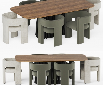 Modern Dining Table And Chairs-ID:825025087