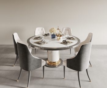 Modern Dining Table And Chairs-ID:875271084