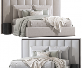 Modern Double Bed-ID:817648899