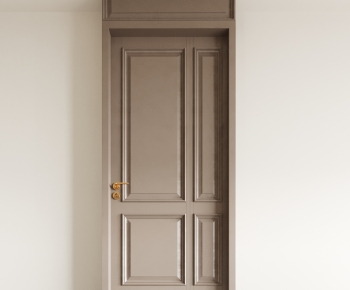 Simple European Style Entrance Door-ID:417213925