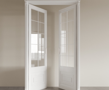 Simple European Style Double Door-ID:856689933