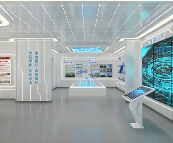 Modern Exhibition Hall-ID:487636093