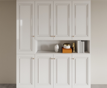 Simple European Style Entrance Cabinet-ID:179864882