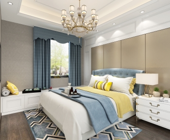 Simple European Style Bedroom-ID:531122927