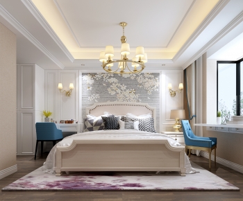 Simple European Style Bedroom-ID:731441971