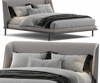 Modern Double Bed-ID:959906108