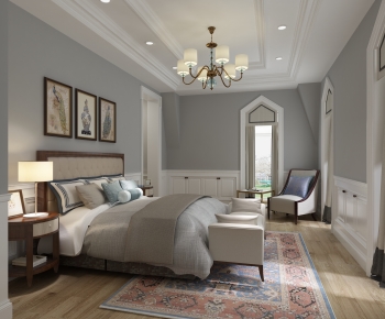 American Style Bedroom-ID:448808915