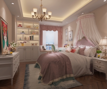 American Style Girl's Room Daughter's Room-ID:519437071