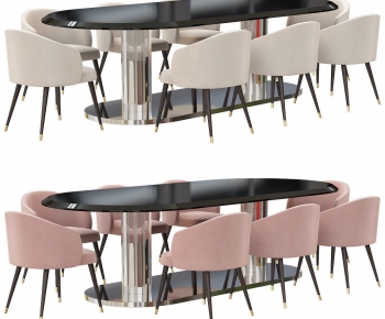 Modern Dining Table And Chairs-ID:513552901