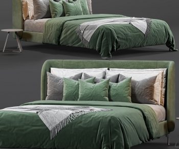 Modern Double Bed-ID:465856084