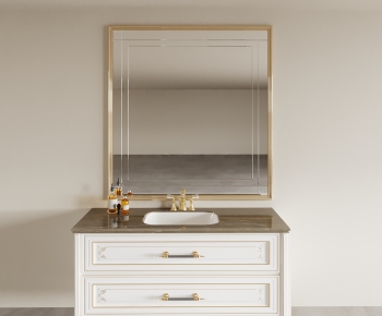 Simple European Style Bathroom Cabinet-ID:333259113