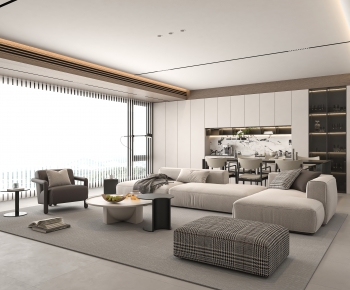 Modern A Living Room-ID:347509424