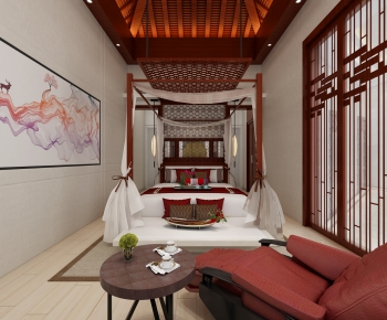 Southeast Asian Style Bedroom-ID:422614101