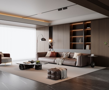 Modern A Living Room-ID:783479938