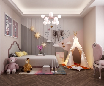 American Style Girl's Room Daughter's Room-ID:276554119