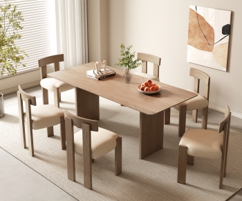 Modern Dining Table And Chairs-ID:975584986