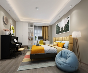 Modern Bedroom-ID:830848935