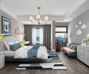 Modern Nordic Style Bedroom-ID:419240044