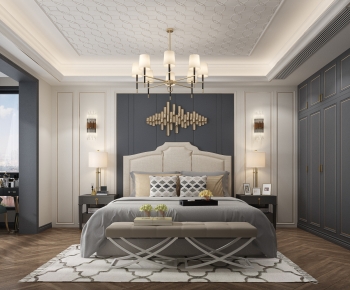 American Style Bedroom-ID:548463116