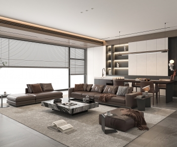 Modern A Living Room-ID:505217083