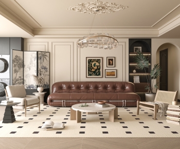 French Style A Living Room-ID:268454078