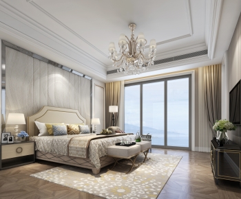 Simple European Style Bedroom-ID:907002935