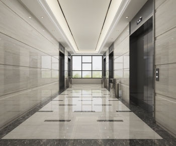 Modern Corridor/elevator Hall-ID:115149096