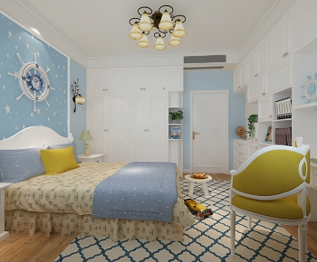 Mediterranean Style Bedroom-ID:285938021