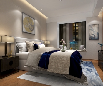 New Chinese Style Bedroom-ID:851190113